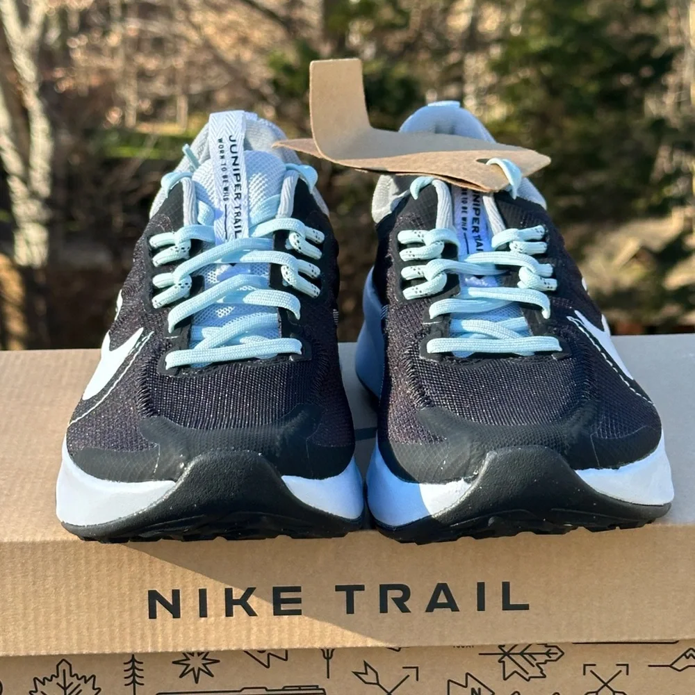 Nike Black Juniper Trail Casual Sneaker Womens 7 ; fits Youth 5.5 NEW